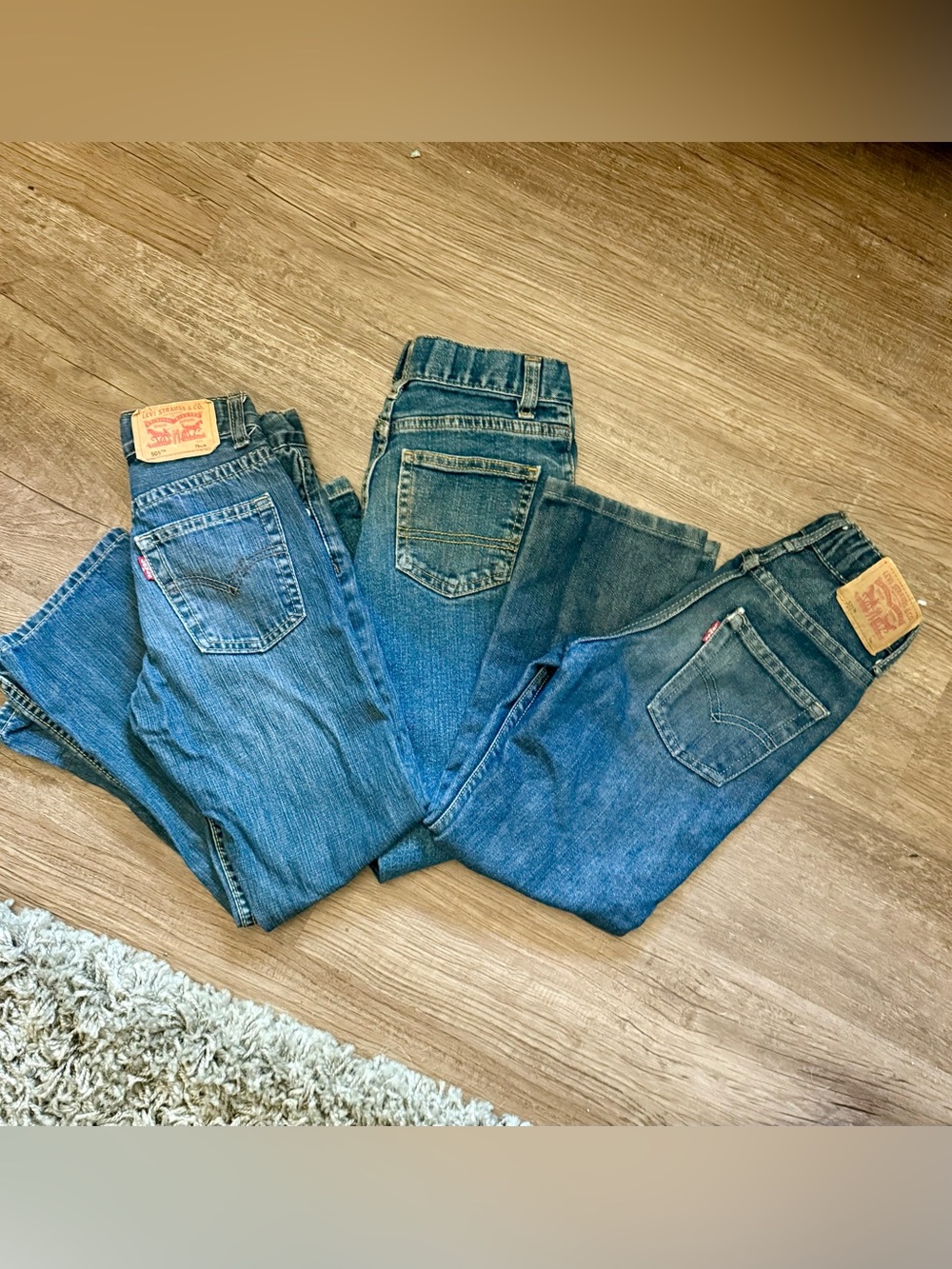 Levi's Kids Blue Denim Jeans Trio